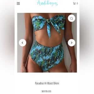 Andi bagus paradise bikini bundle tropical boutique swim high waisted cheeky